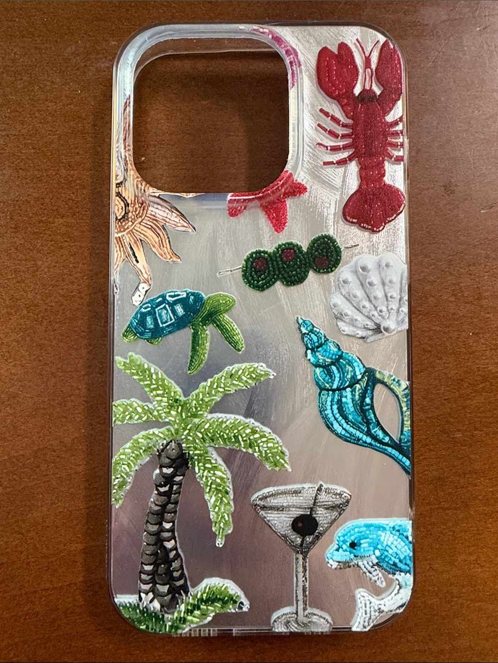 iPhone 15 pro Beach-Themed Phone Case